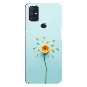 Чохли з квітами для OnePlus Nord N10 5G (VPrint) (Жовта квітка)
