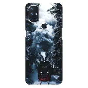 Новорічні, Святкові Чохли для OnePlus Nord N10 5G - 2024 год (Зимовий потяг)