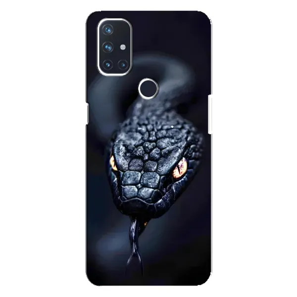 Чехол с принтом «Черная змея» для OnePlus Nord N10 5G Чехол с принтом «Черная змея» для OnePlus Nord N10 5G