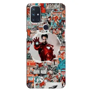 Чехлы с героями Марвел OnePlus Nord N100 (VPrint) (Айронмен)