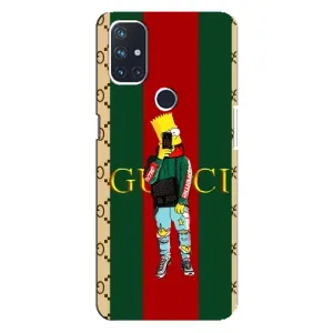 Бренднові Чохли для OnePlus Nord N100 - (PREMIUMPrint) (Барт ГУЧЧІ)