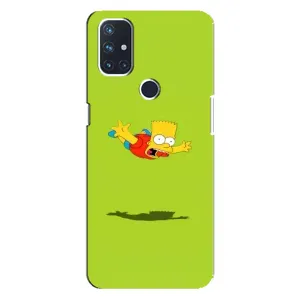 Чjхол з Сімпсонами для OnePlus Nord N100 (VPrint) (Барт Сімпсон)