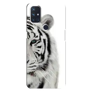 Чохли з картинкою животних OnePlus Nord N100 (Білий Тигр)