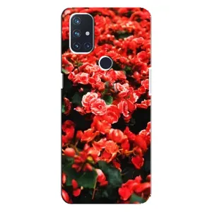 Чохли з квітами для OnePlus Nord N100 (VPrint) (Квіти червоні)