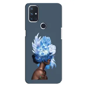 Чехлы (ART) Цветы на OnePlus Nord N100 (VPrint) (Квіти на голові)