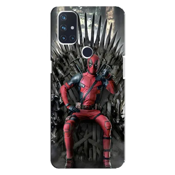 Чехол с принтом «Дэдпул на троне» для OnePlus Nord N100 Чехол с принтом «Дэдпул на троне» для OnePlus Nord N100