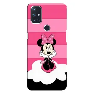 Міккі Маус чохол для OnePlus Nord N100 (AlphaPrint - Мультяшні) (Дівчинка Maus)