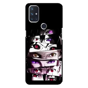 Чехлы Персонажи Аниме Наруто для OnePlus Nord N100 (AlphaPrint) (Глаза Anime)