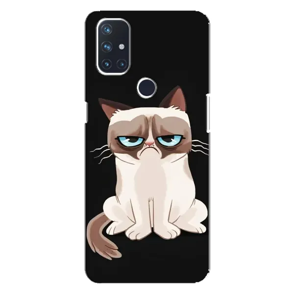Чохол з принтом «Сумний кіт» для OnePlus Nord N100