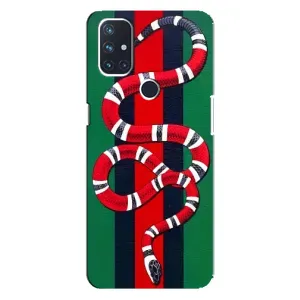 Чохли GUCCI для ВанПлюс Норд Н100 (AlphaPrint) (Gucci змія)