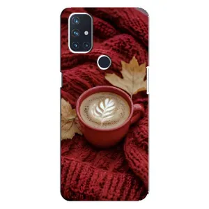 Чохол з унікальним дизайном 'Осінь з кавою' для OnePlus Nord N100 (Кава на ковдрі)