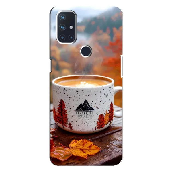 Чохол з принтом «Кава на природі» для OnePlus Nord N100