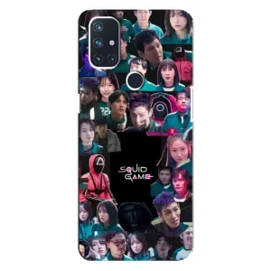 Чохол Гра в кальмара для OnePlus Nord N100 (Колаж Гра кальмара)
