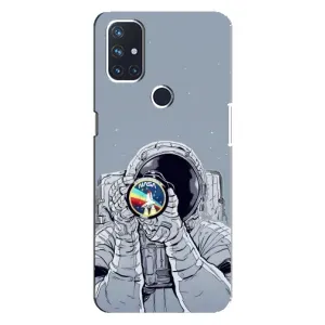 Чохол NASA для OnePlus Nord N100 (AlphaPrint) (Космонавт фото)