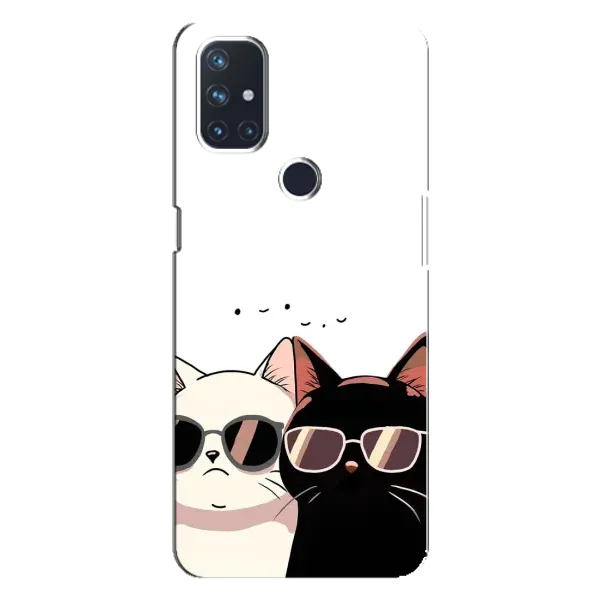 Чехол с принтом «Коты в очках» для OnePlus Nord N100