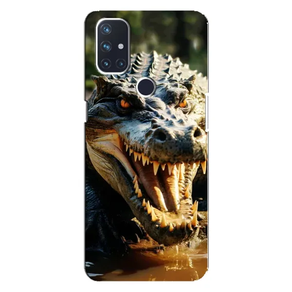 Чехол с принтом «Опасный крокодил» для OnePlus Nord N100