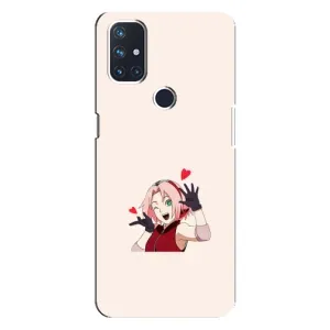 Чехлы Персонажи Аниме Наруто для OnePlus Nord N100 (AlphaPrint) (Лайк Сакура)