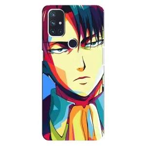 Чехлы Персонажи Аниме Наруто для OnePlus Nord N100 (AlphaPrint) (Леви Аккерман)