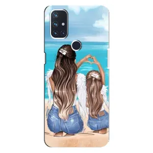 Чохол з друком для OnePlus Nord N100 - (Мама з дитинкою) (AlphaPrint) (Мама з донькою)