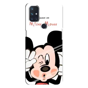 Міккі Маус чохол для OnePlus Nord N100 (AlphaPrint - Мультяшні) (Маус Міккі)