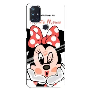 Міккі Маус чохол для OnePlus Nord N100 (AlphaPrint - Мультяшні) (Маус Мінні)