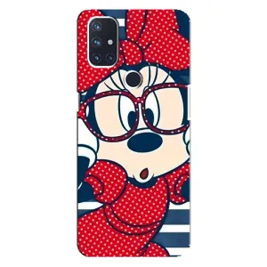 Міккі Маус чохол для OnePlus Nord N100 (AlphaPrint - Мультяшні) (Маус в окулярах)