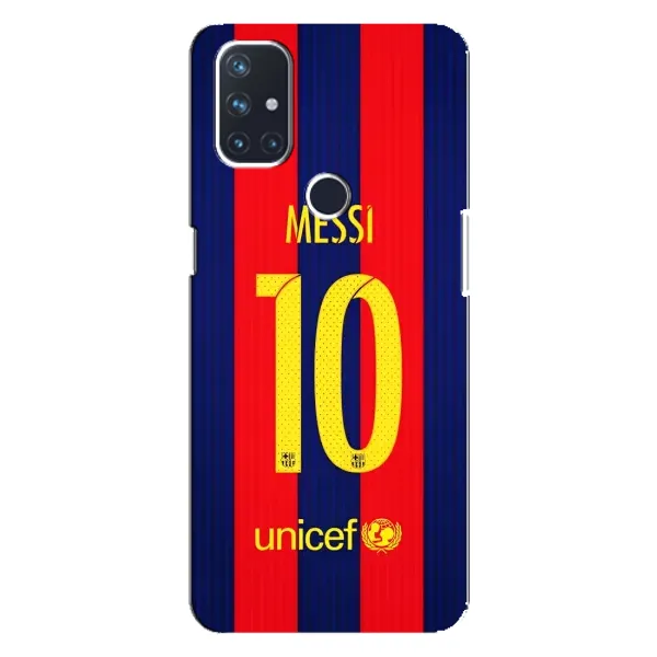 Чехол с принтом «Messi Barca 10» для OnePlus Nord N100