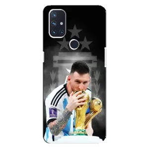 Чохли для OnePlus Nord N100 (Leo чемпіон) (AlphaPrint) (Мессі Чемпіон)