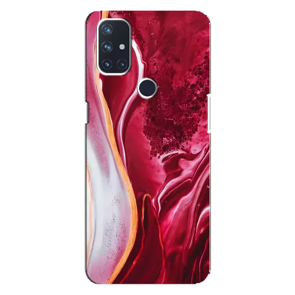 Чохол з принтом «Мрамор червоний» для OnePlus Nord N100
