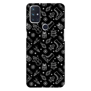 Новорічні, Святкові Чохли для OnePlus Nord N100 - 2024 год (Новорічний фон)