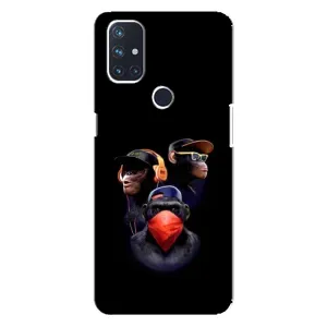 Чохол з Мавпами OnePlus Nord N100 - (AlphaPrint) (Три мавпи)