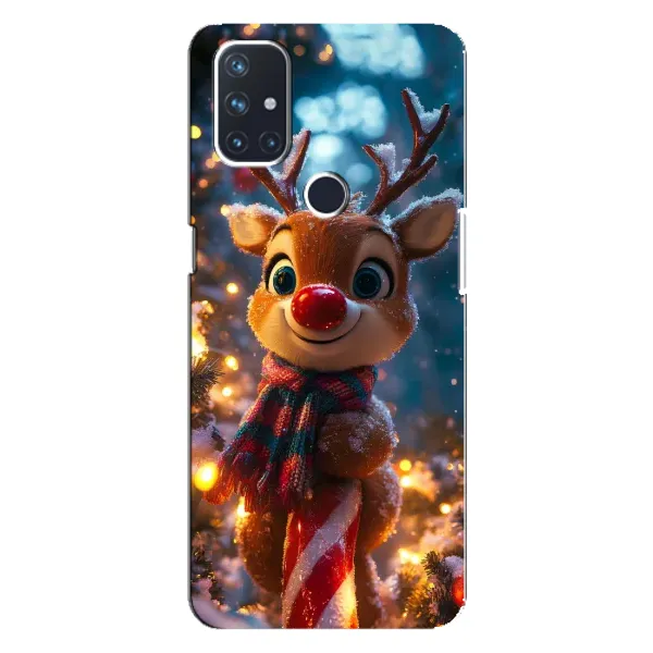 Чохол з принтом «Олень з шарфом» для OnePlus Nord N100