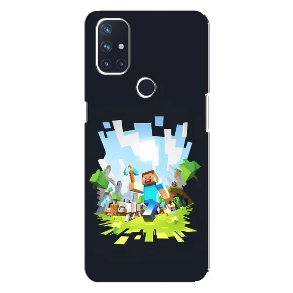 Чохол з принтом «персонажі Minecraft» для OnePlus Nord N100 Чохол з принтом «персонажі Minecraft» для OnePlus Nord N100