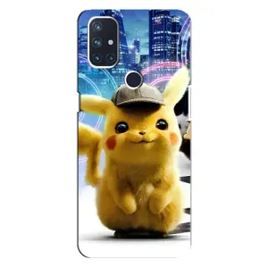 Чохол з Пікачу на OnePlus Nord N100 (Пікачу в місті)