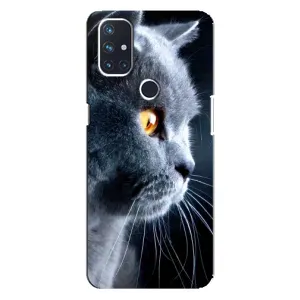 Чохли з Котиками для OnePlus Nord N100 (VPrint) (Сірий Кіт)