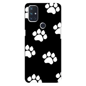 Чохли з собаками для OnePlus Nord N100 (VPrint) (Сліди собаки)