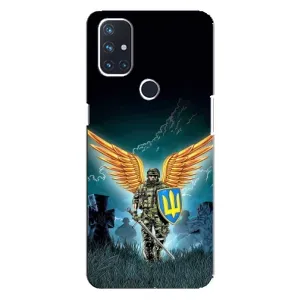 Чехлы с картинкой ЗСУ для OnePlus Nord N100 (AlphaPrint) (Солдат ЗСУ)