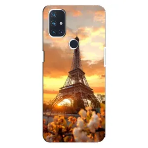 Чохол Ейфелева Вежа OnePlus Nord N100 - (AlphaPrint) (Сонячня вежа)