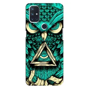 Чохол з пташками на OnePlus Nord N100 (VPrint) (Сова з оком)