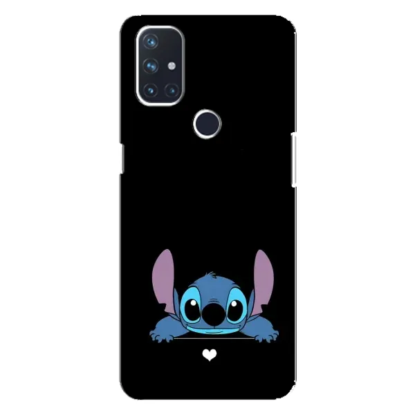 Чохол з принтом «Стіч на чорному» для OnePlus Nord N100