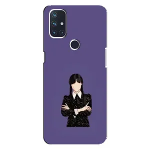 Чохли Венсдей на OnePlus Nord N100 Уенсдей (AlphaPrint) (Венздей у чорному)
