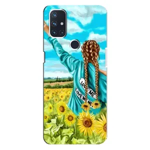 Чохол для Патріота України OnePlus Nord N100 - (AlphaPrint) (Україночка)