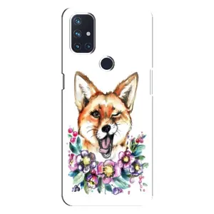 Чохли з картинкою Лисичка для OnePlus Nord N100 (VPrint) (Весела лисичка)
