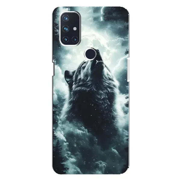 Чехол с принтом «Волк в облаках» для OnePlus Nord N100