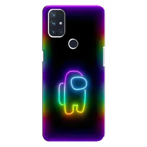 Чохли Амонг Ас для OnePlus Nord N100 (AlphaPrint) (Яскравий скін)