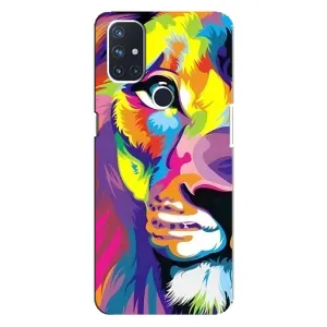 Чохол з картинкою ЛЕВ для OnePlus Nord N100 (VPrint) (Яскравий Лев)