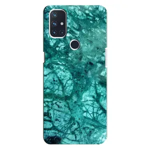 Мраморний чехол на OnePlus Nord N100 (VPrint) (Зелений мрамор)