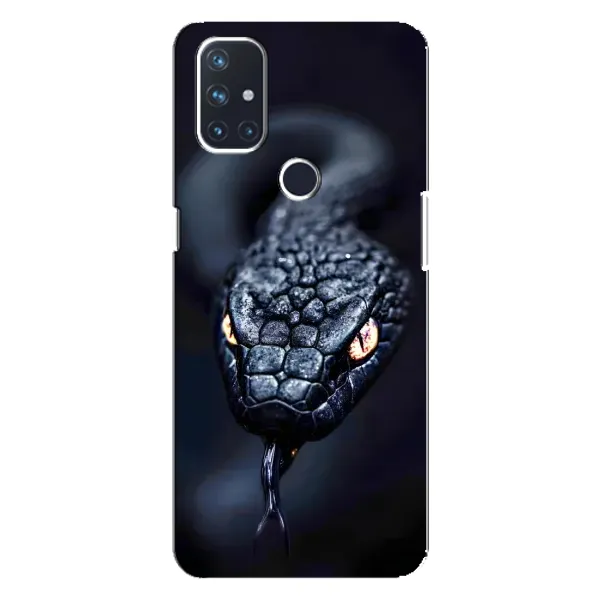 Чехол с принтом «Черная змея» для OnePlus Nord N100