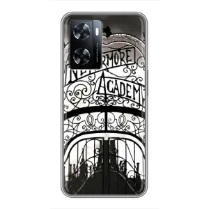 Чохол з дизайном Венздей 2 на OnePlus Nord N20 SE (Ворота Академії Невермор)
