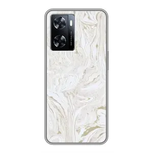 Мраморний чехол на OnePlus Nord N20 SE (VPrint) (Білий мрамор)